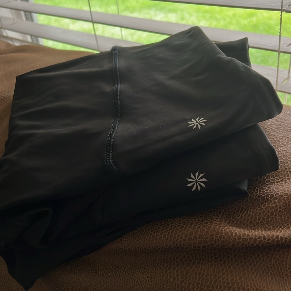 EUC!! TWO PAIR of ATHLETA ELATION TRAIN 7/8 TIGHTS